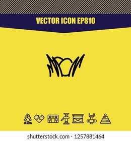 Eggs easter icon vector