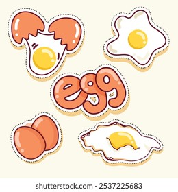 eggs and egg fried sunny side breakfast