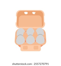 Eggs, Farming Flat Vector Illustration