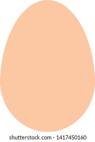 Eggs flat icon, chicken egg breakfast, vector illustration, isolated