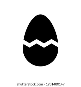 Eggs Food Icon Solid Breakfast silhouette simple design perfect for all project