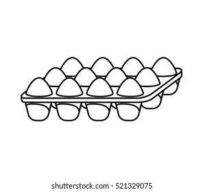 eggs fresh isolated icon vector illustration design