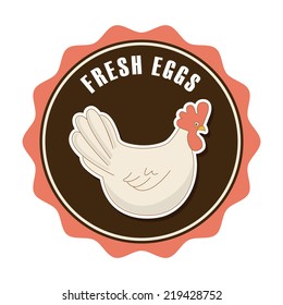 eggs graphic design , vector illustration