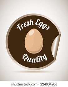 eggs graphic design , vector illustration