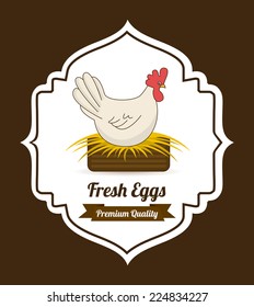 eggs graphic design , vector illustration