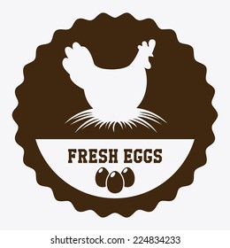 eggs graphic design , vector illustration