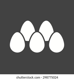 Eggs, hen, meal icon vector image.Can also be used for easter, celebration, observances and holidays. Suitable for mobile apps, web apps and print media.