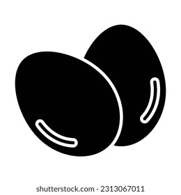 eggs icon, breakfast vector, food illustration