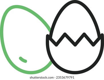 Eggs Icon image. Suitable for mobile application.