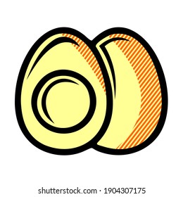 eggs icon isolated on white background from breakfast collection. eggs icon trendy and modern eggs symbol for logo