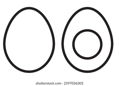Eggs icon symbol simple design