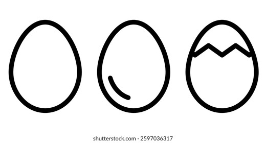 Eggs icon symbol simple design