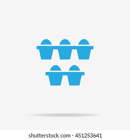 Eggs icon. Vector concept illustration for design.