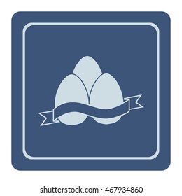 Eggs icon, vector design element