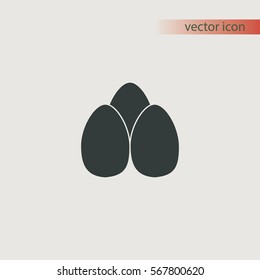 Eggs icon, vector design element