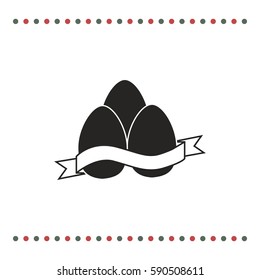 Eggs icon, vector design element