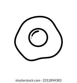 Eggs icon vector. fried eggs illustration sign. food symbol. chicken logo.