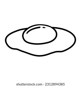 Eggs icon vector. fried eggs illustration sign. food symbol. chicken logo.