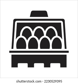 Eggs icon. Vector illustration - Eps 10