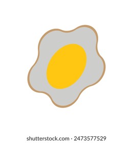 Diseño de logotipo de Ilustración vectorial de ícono de huevo