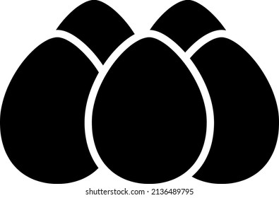 Eggs icon vector illustration on white background..eps