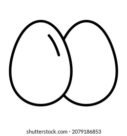 Eggs icon vector image. Can also be used for web apps, mobile apps and print media.