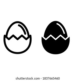 Eggs icon vector set. chicken illustration sign collection. food symbol.