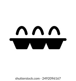 Ilustración de diseño de símbolos de Vector de iconos de huevos