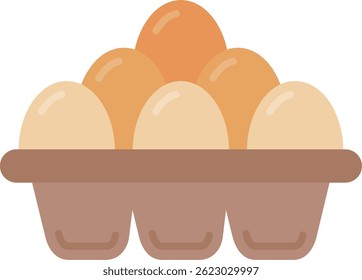 Eggs Line vector Icon Design