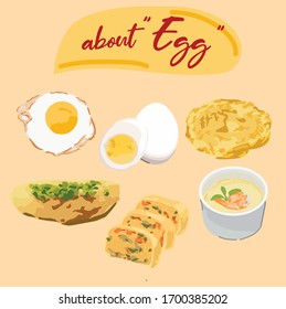Egg's menu is basic cooking such as Kai Dao, Jeaw, Tom, Muan, Omelet, Luak, Toon, Nam
