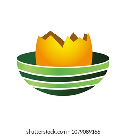 Eggs in the nest. Eggs icon,  vector illustration
