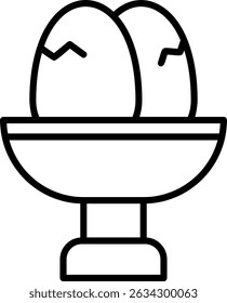 Eier Neu Kreativ Symbol Design Vektor