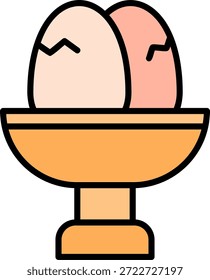 Eggs New Creative Icon Design Vector