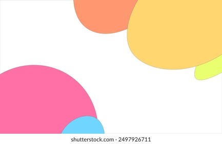 eggs on white background abstract