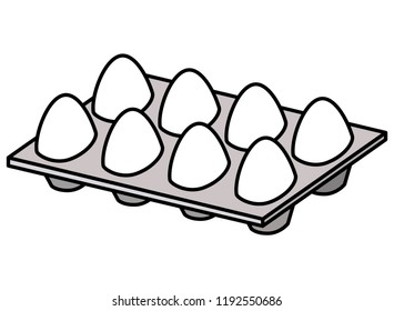 eggs pack isolated icon