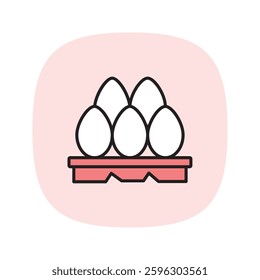 Eggs pastel fill essence, vector, pixel perfect, illustrator file