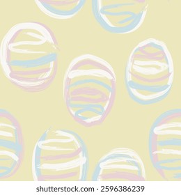 Eggs Pastels seamless pattern design for fashion textiles, graphics, backgrounds and crafts