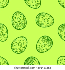 Eggs pattern, ethnic pattern, easter patern, bird-eggs pattern