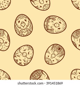 Eggs pattern, ethnic pattern, easter patern, bird-eggs pattern