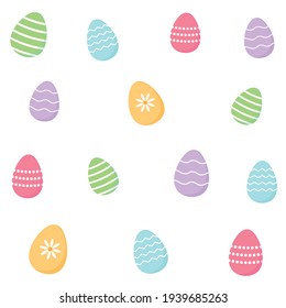 Eggs pattern. Happy Easter texture
