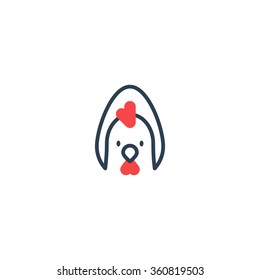 Eggs production logo