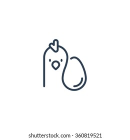 Eggs production logo