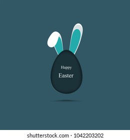 Eggs and rabbits are another symbol used to send joy in Easter. Designed for use in logos, badges, badges, pamphlets, greeting cards, and all types of printed media.