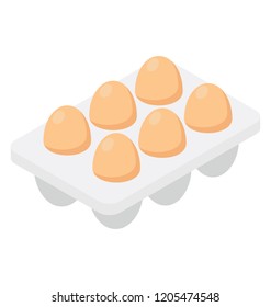 
Eggs storage or packaging, eggs in tray
