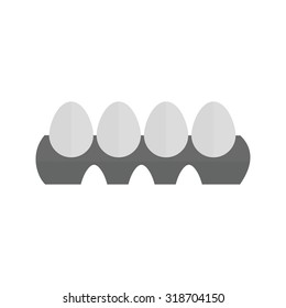 Eggs, tray, hen icon vector image.Can also be used for easter, celebration, observances and holidays. Suitable for mobile apps, web apps and print media.