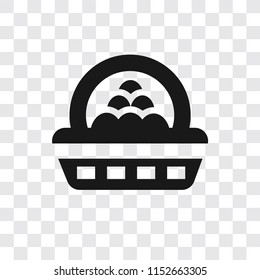 Eggs vector icon isolated on transparent background, Eggs logo concept