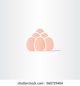 eggs vector icon logo symbol design