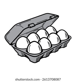 Eggs vector isolated on a white background