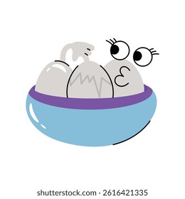 Eggs vector Sticker. Eps 10 file
