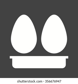 Eggs, white, hen icon vector image.Can also be used for food iconset. Suitable for mobile apps, web apps and print media.